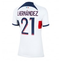 Dámy Fotbalový dres Paris Saint-Germain Lucas Hernandez #21 2023-24 Venkovní Krátký Rukáv